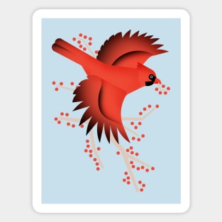 Cardinal bird Magnet